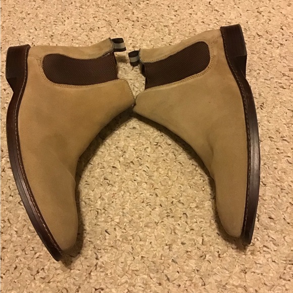 MENS FRANCO FORTINI SUEDE CHUKA PULL ON  BOOTS 9.5 GUC STYLE GLORY SHOES main image 6